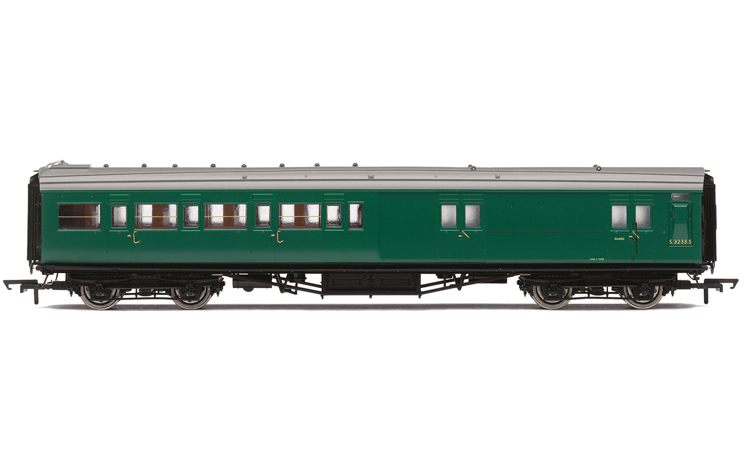 BR, Maunsell Corridor Four Compartment Brake Second, S3233S 'Set 399' - Era 5 BR, Maunsell Corridor Four Compartment Brake Second, S3233S 'Set 399' - Era 5