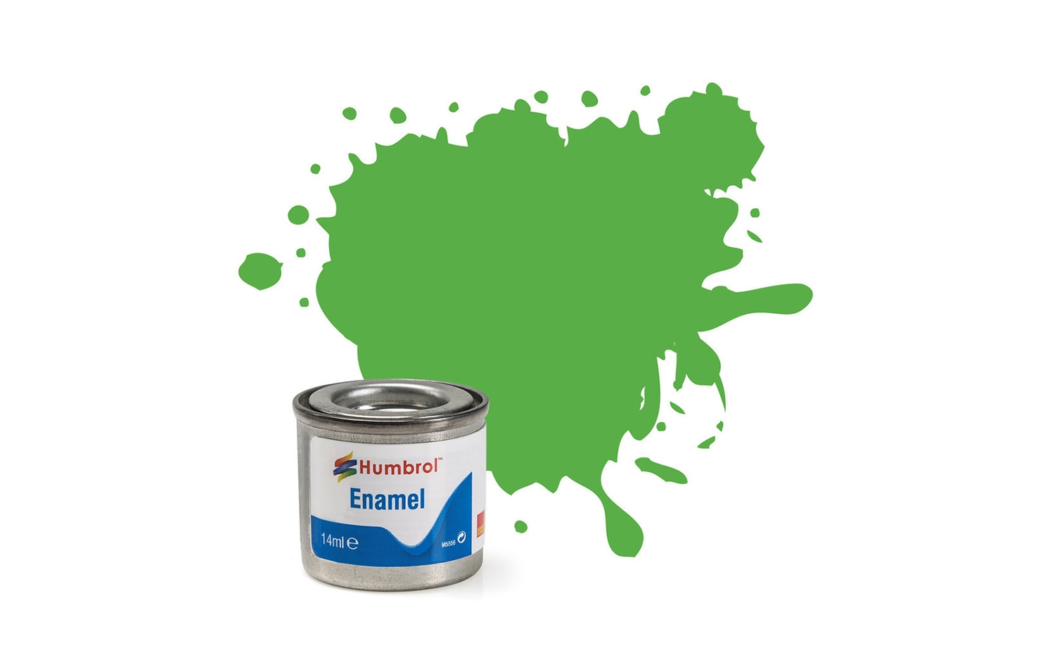 37 Bright Green Matt - 14ml Enamel Paint