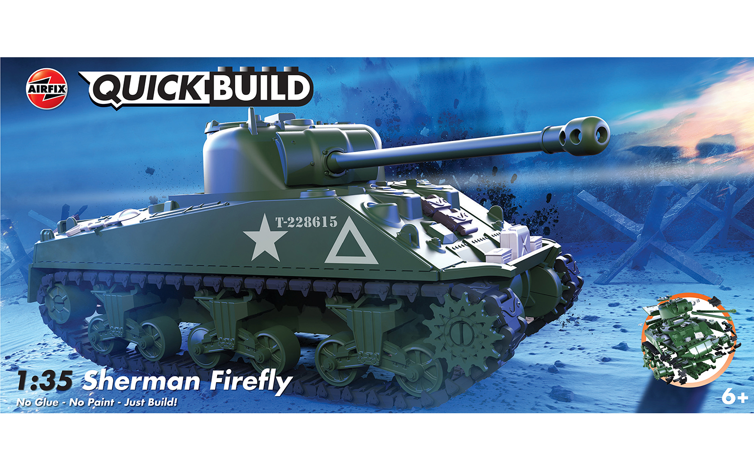 J6042 QUICKBUILD Sherman Firefly