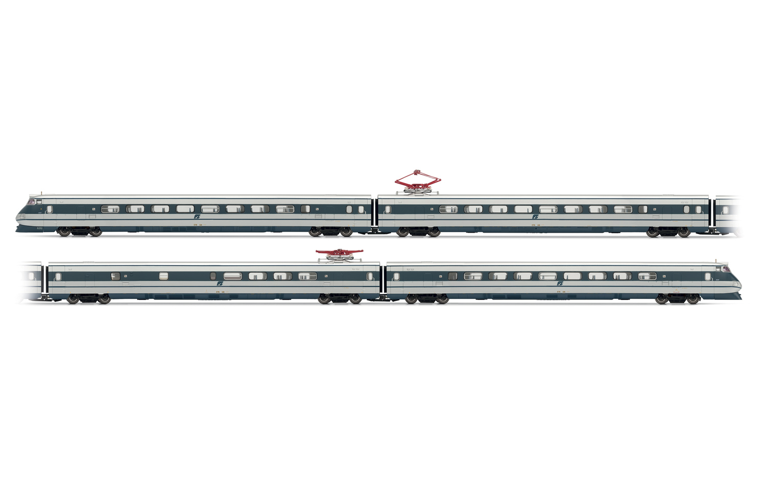 HRS2512 Rivarossi (H0 1:87) FS, set of 4 units ETR 401 Pendolino