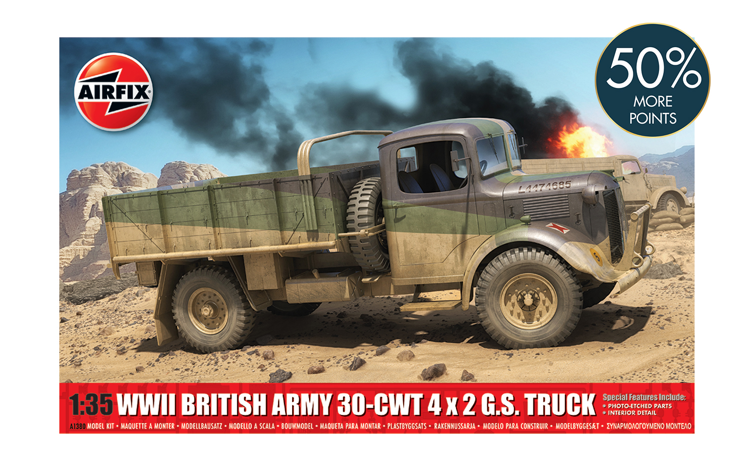 A1380 WWII British Army 30-cwt 4x2 GS Truck