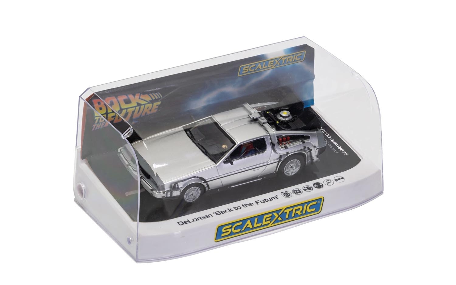back to the future scalextric car