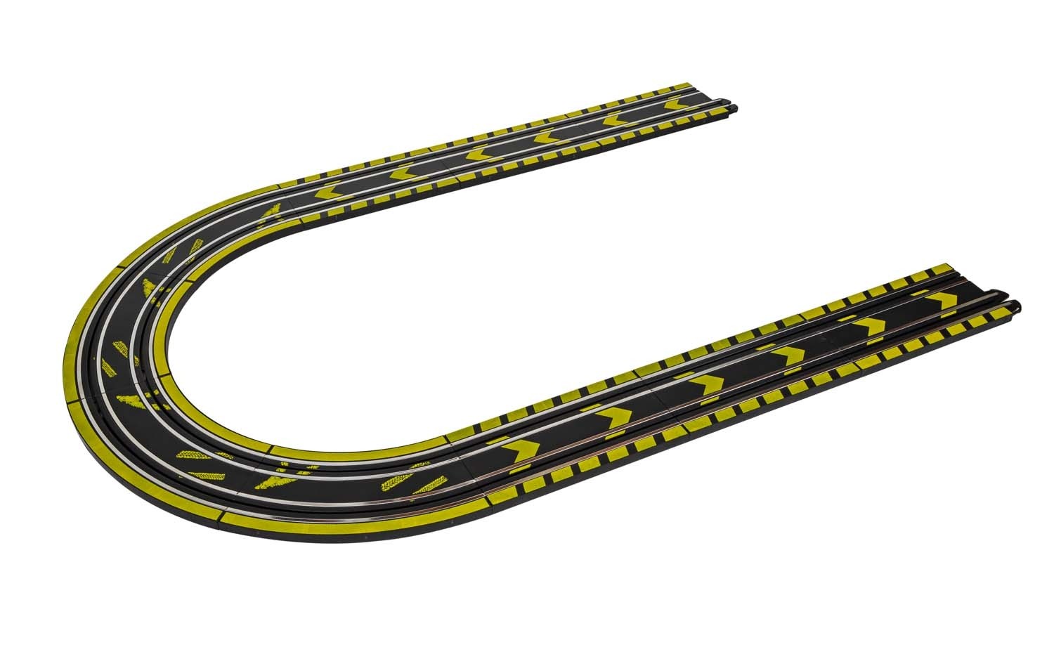 Scalextric Sport Track Extension 4 avec pont/épingle à cheveux & Rampe 6.5 X 3.5 FT environ 1.07 m 