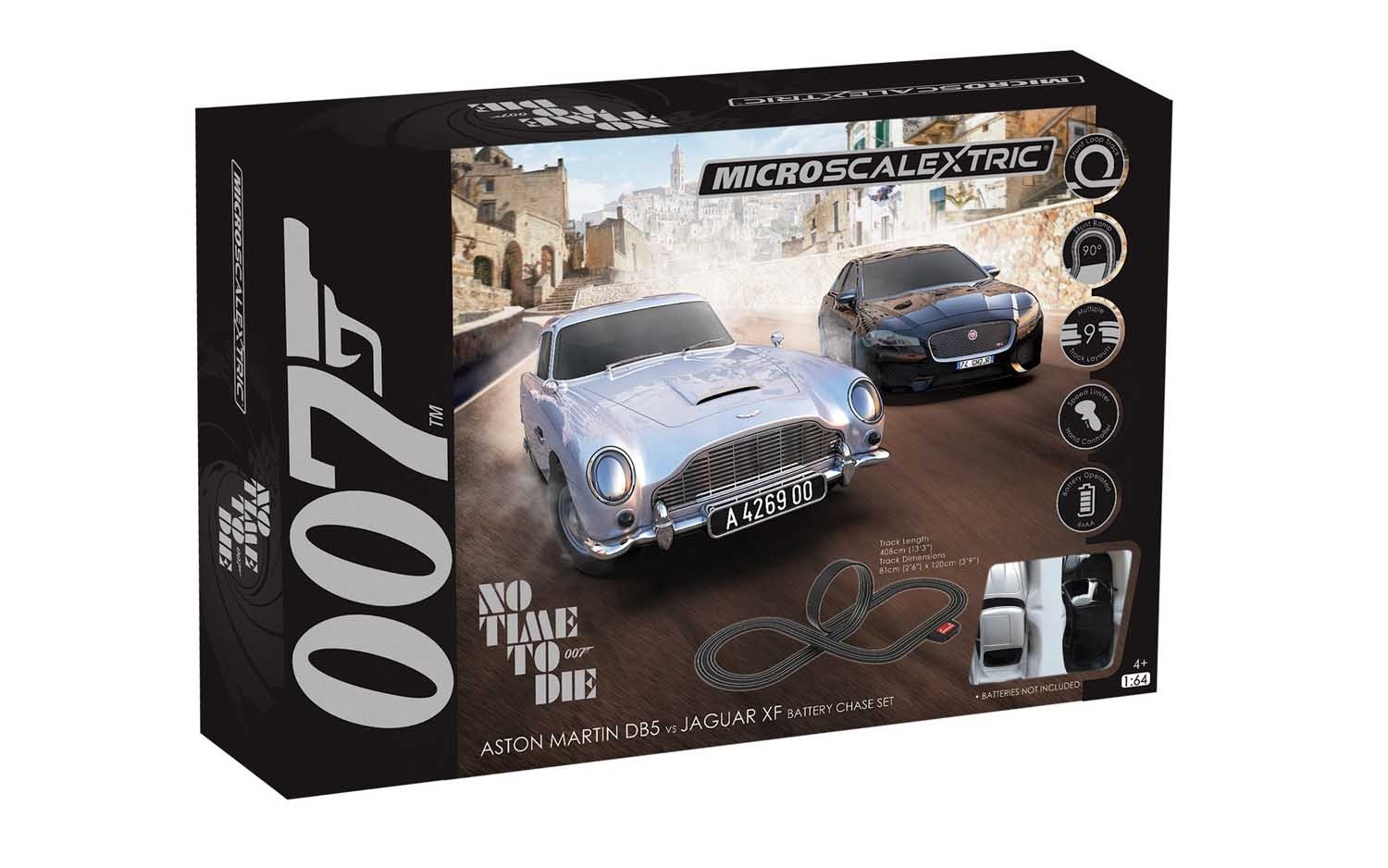 James Bond Details about   No Time To Die Micro Scalextric G1161 Battery Powered Race Set 