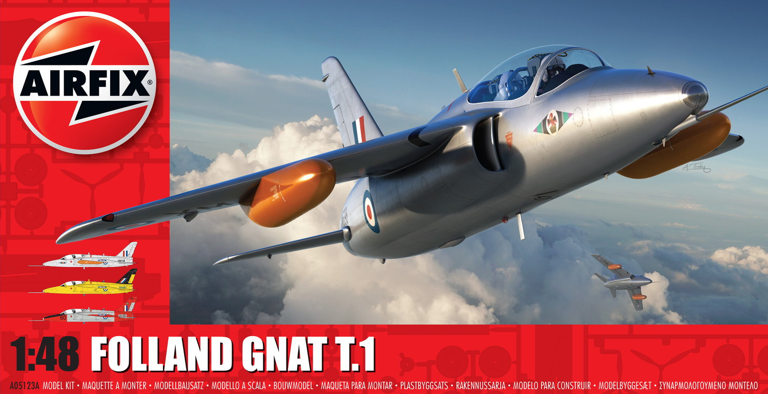 A05123A Airfix | Folland Gnat T.1 - plastic model kit