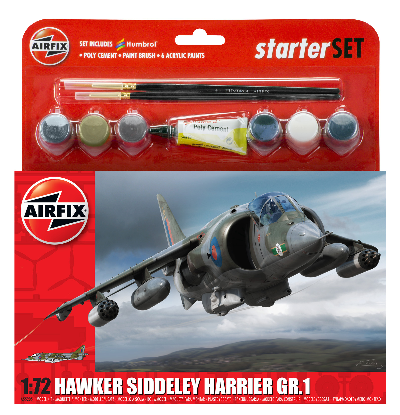 Medium Starter Set - Hawker Harrier GR.1