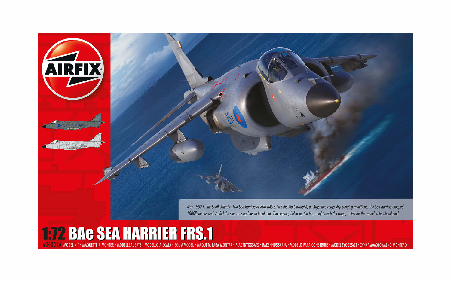 A04051A Airfix | BAe Sea Harrier FRS.1 - plastic model kit