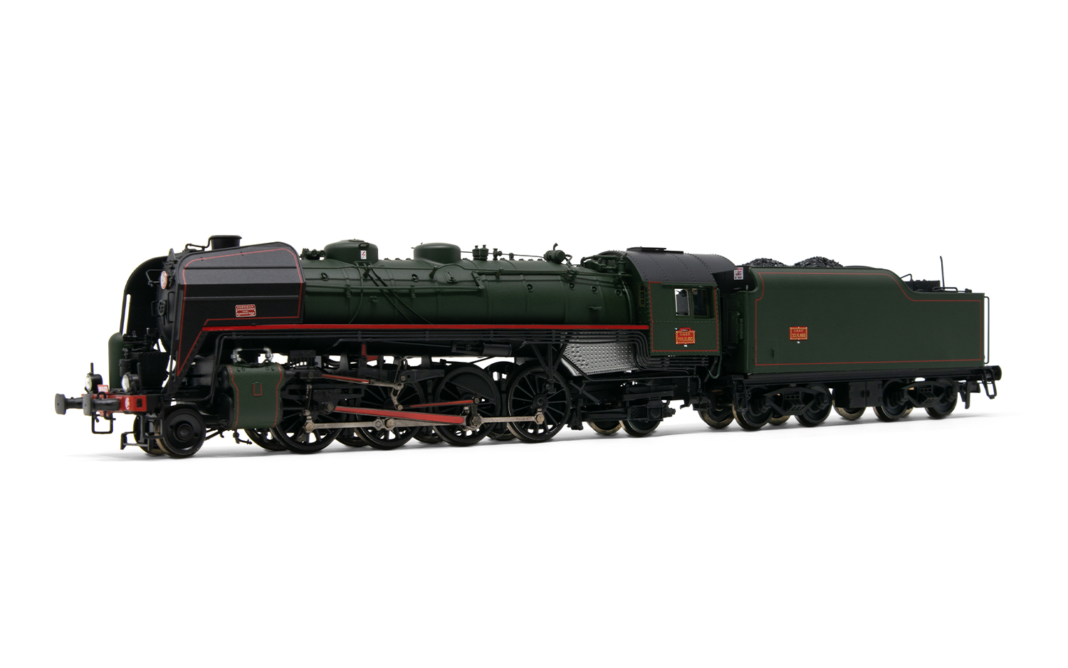 HJ2432 Steam locomotive 141 R 420, coal tender, period V