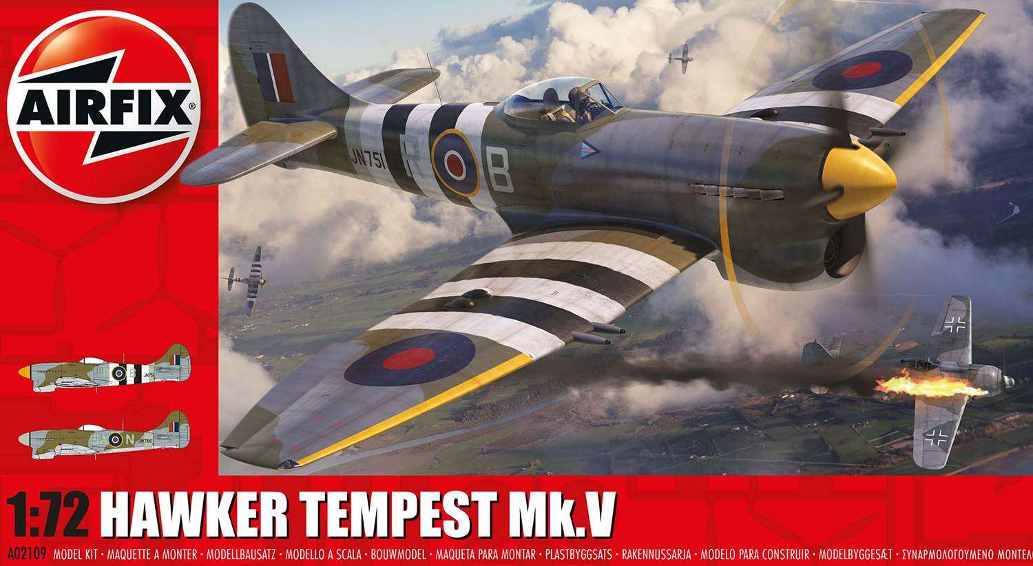 A02109 Airfix | Hawker Tempest Mk.V - Plastic model kit