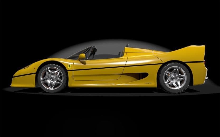 Ferrari F50 - Giallo Modena - 1:8 Scale Kit