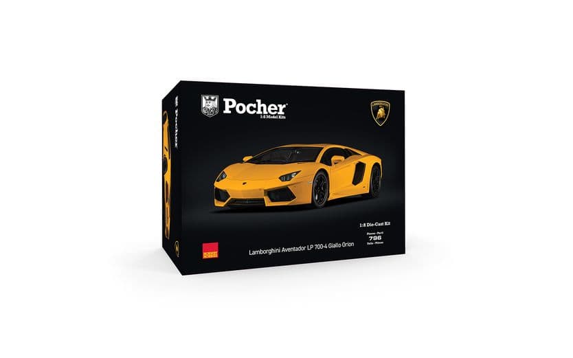 Lamborghini Aventador LP 700-4 Giallo Orion - 1:8 Scale Kit