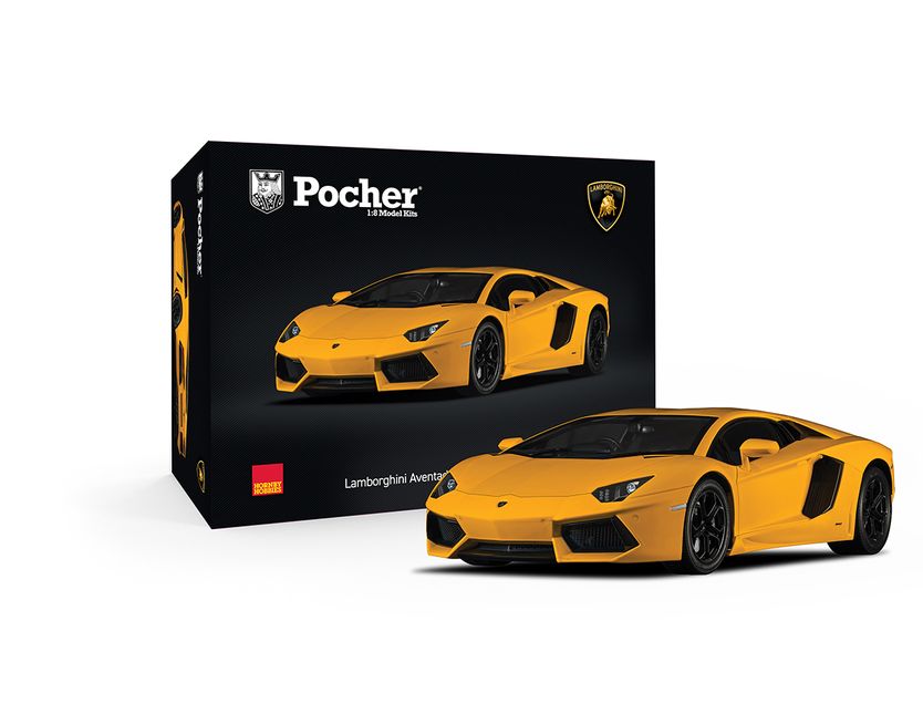 Lamborghini Aventador LP 700-4 Giallo Orion - 1:8 Scale Kit