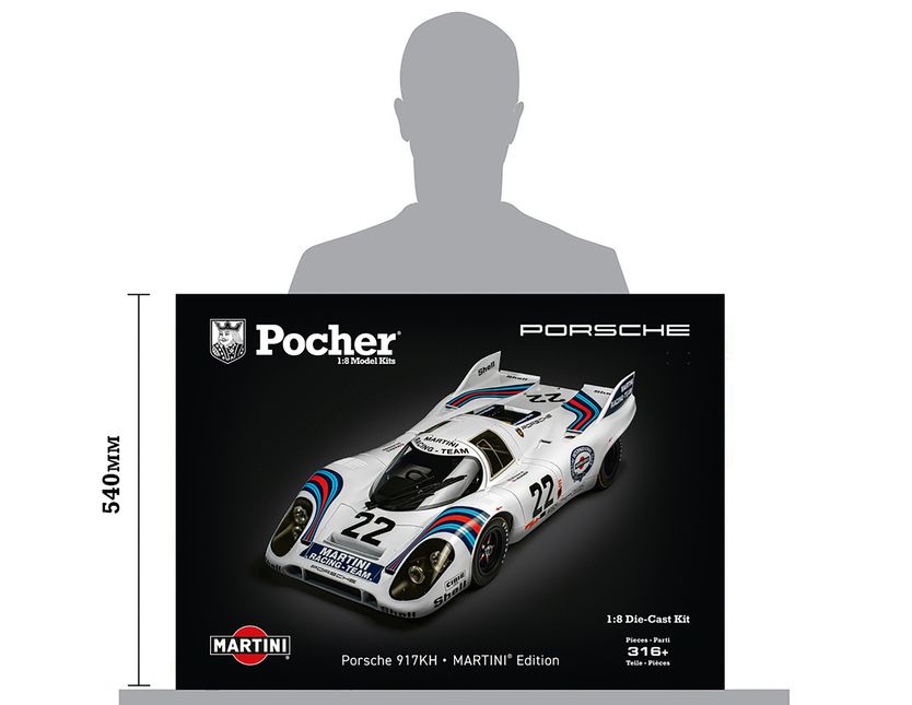 Porsche 917KH – MARTINI Edition -  1:8 Scale Kit
