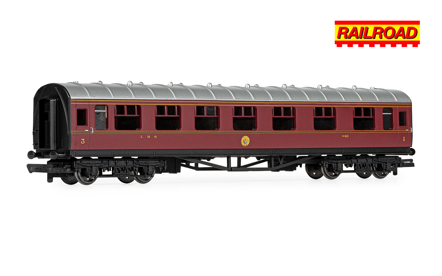 Lms Coach R4388 RailRoad: LMS - 4183 Composite Coach