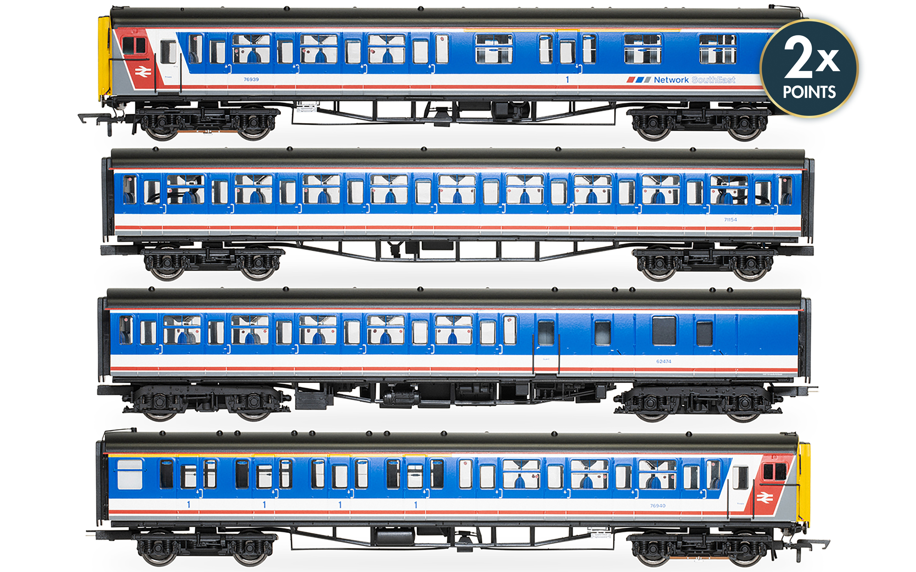 HORNBY Network Southeast Class 86401 電気機関車 5両セット HOゲージ