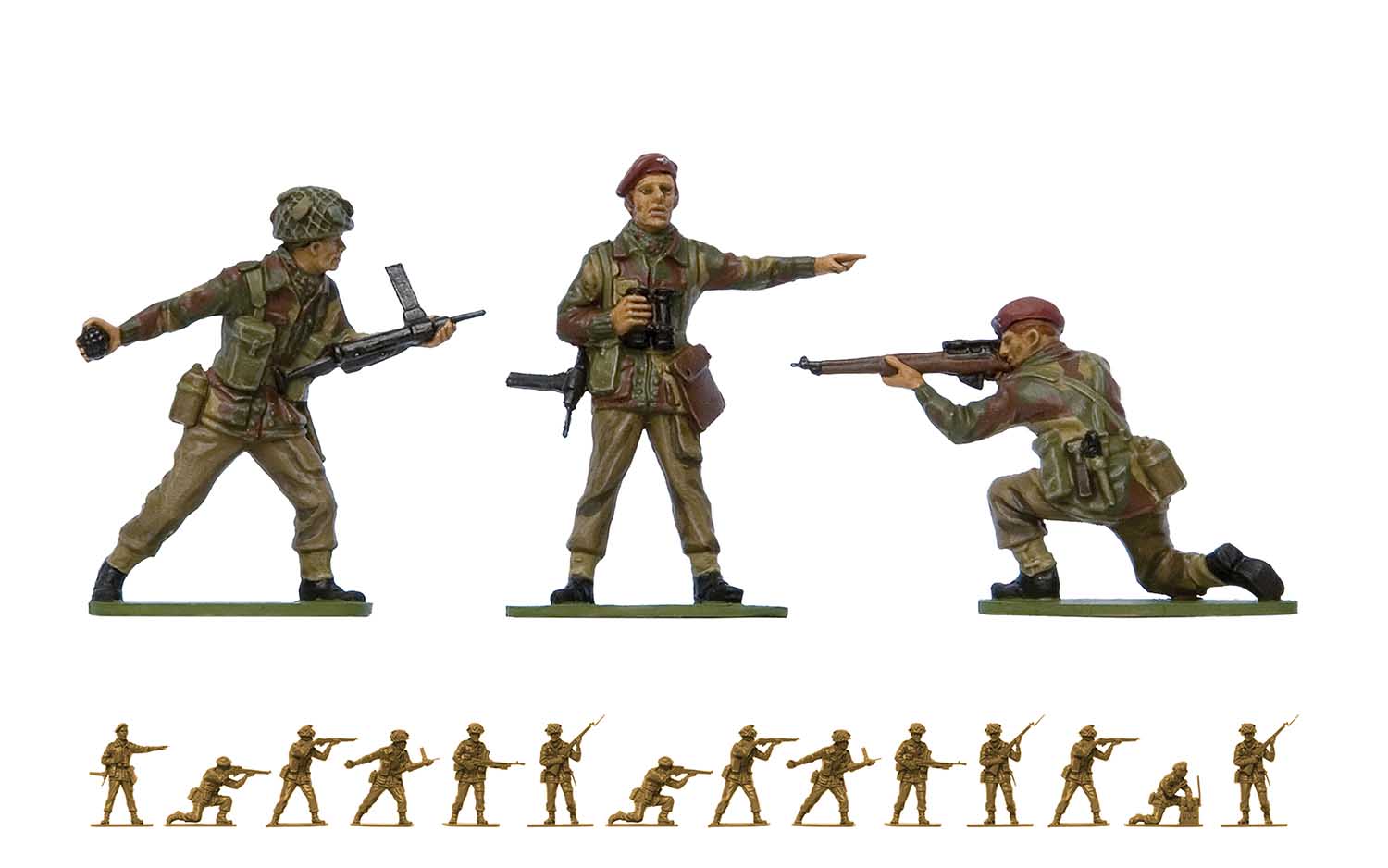 Airfix HO OO Scale Figures S23 Paratroopers Paratroops Early Repro Empty Box 