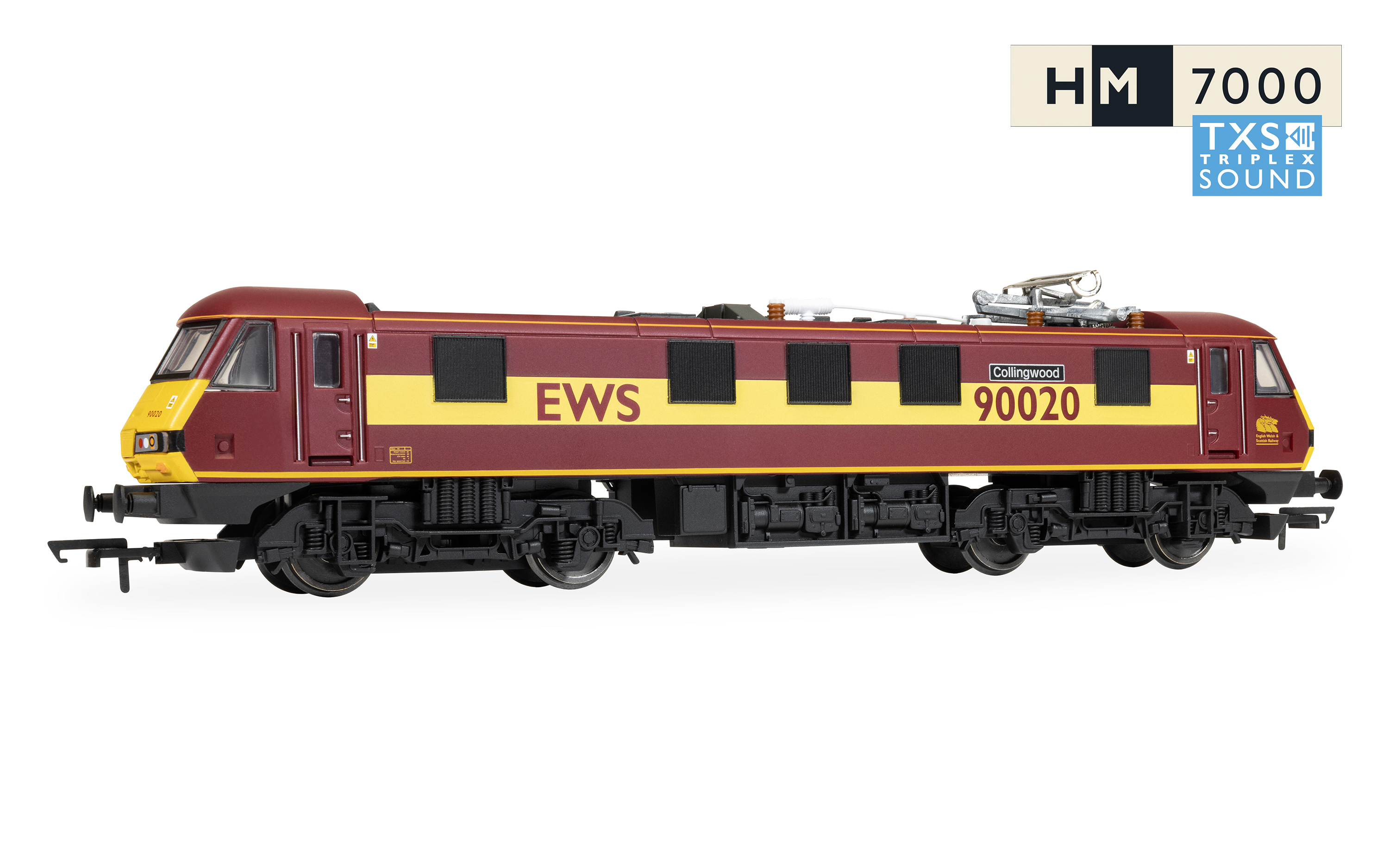 R30528TXS RailRoad: EWS - Class 90 - 'Collingwood 90020' (DCC