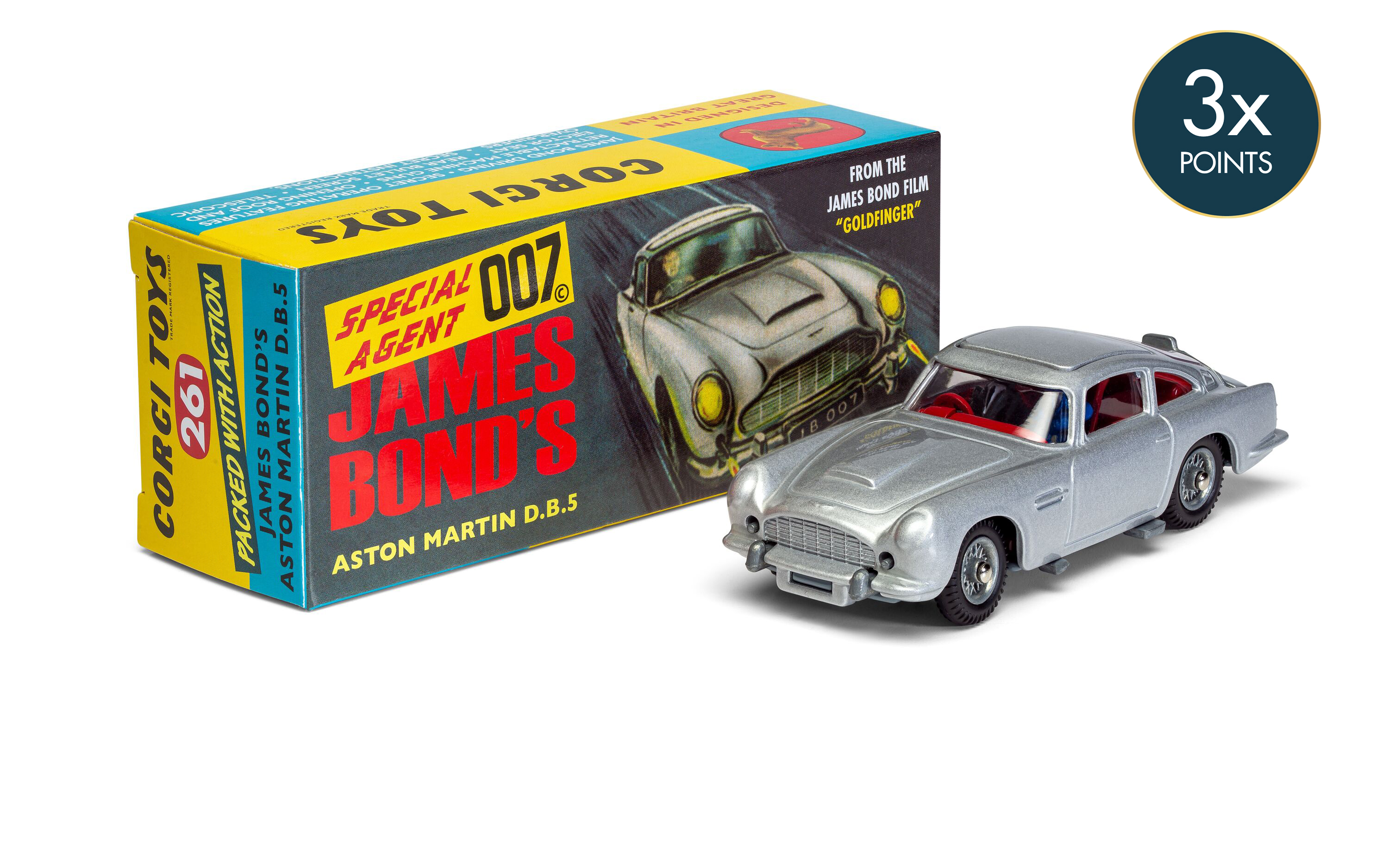 さるたか　Corgi Toys 007 アストンマーチン DB5　美品 楽天市場】送料無料◇CORGI 1/43 コーギーモデルクラブ ＃270