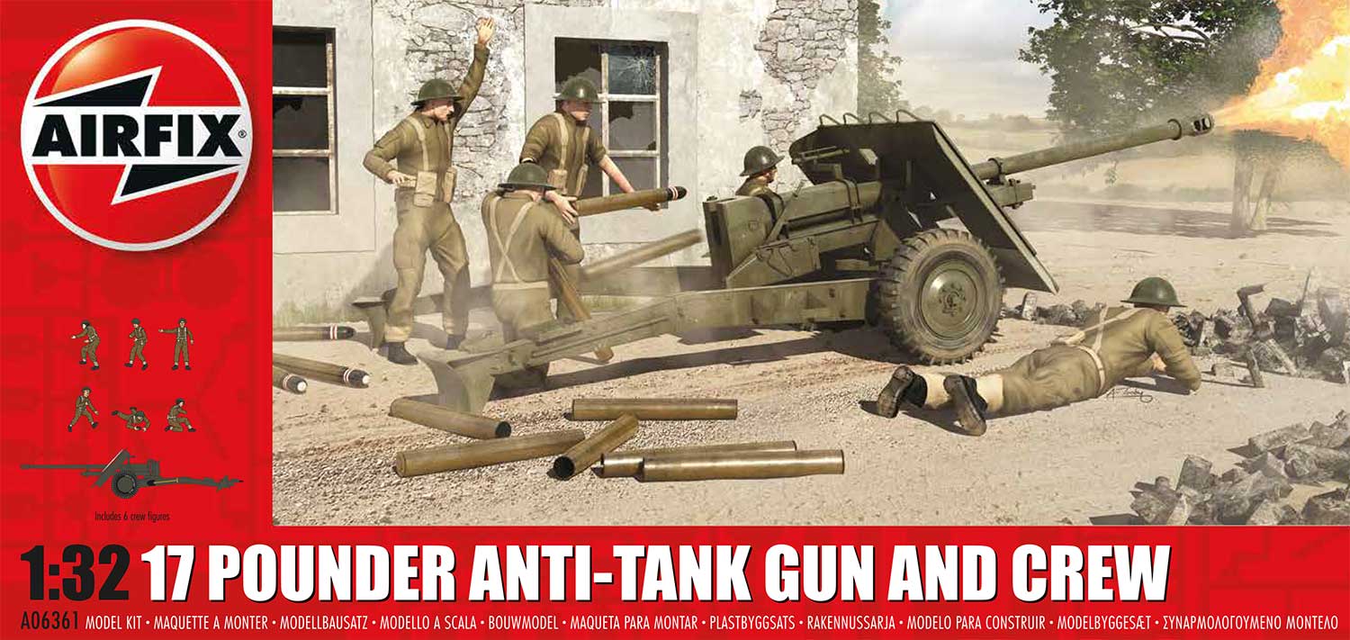 17 Pdr Anti-Tank Gun 1:32