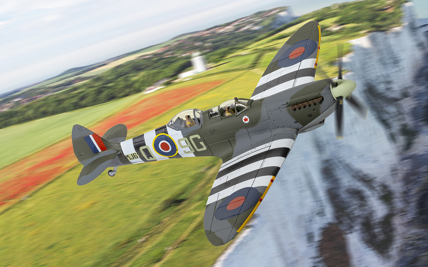 AA29202 Supermarine Spitfire T9 - MJ627 - Biggin Hill Heritage Hangar