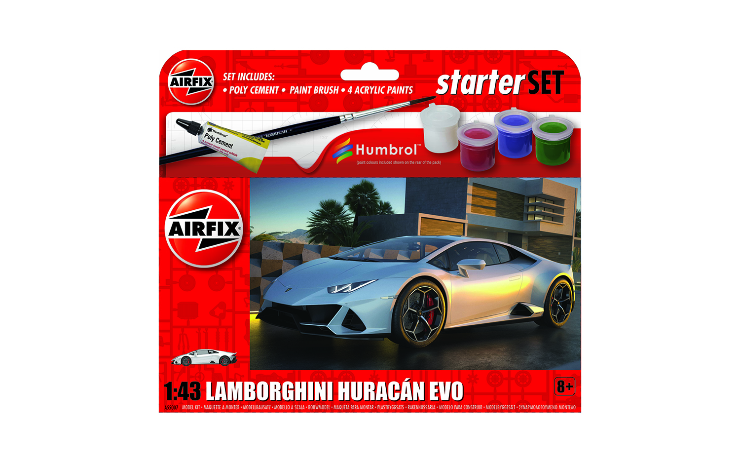 Starter 1/43ベントレー　レジンキット A55007 Starter Set - Lamborghini Huracan EVO