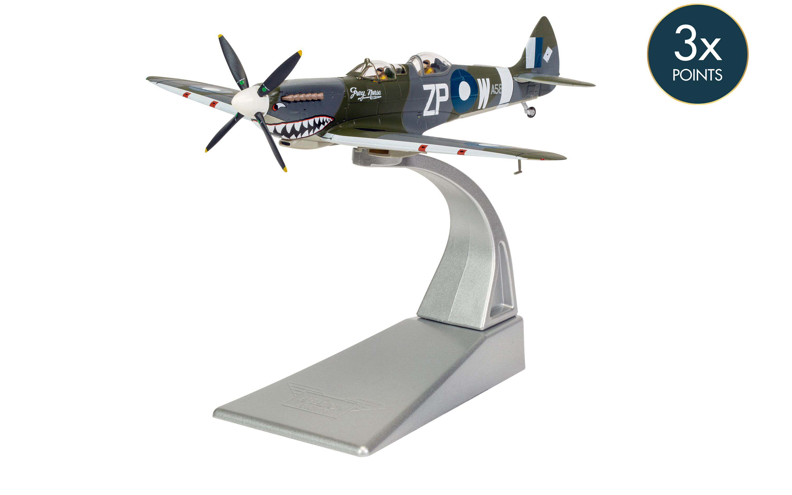 AA29201 Supermarine Spitfire T.9 TE308 'Grey Nurse', Biggin Hill