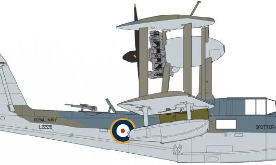 Maquette Avion 1/48 Classics Airframes Supermarine Walrus – Réf 451, Neuve