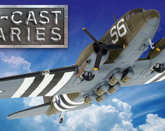 Latest Corgi model range includes Douglas C-47A Skytrain 'Night